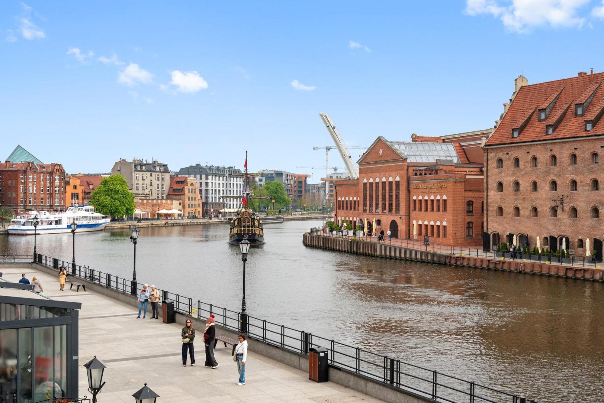 Magical River View By Downtown Apartments Gdansk Exterior photo
